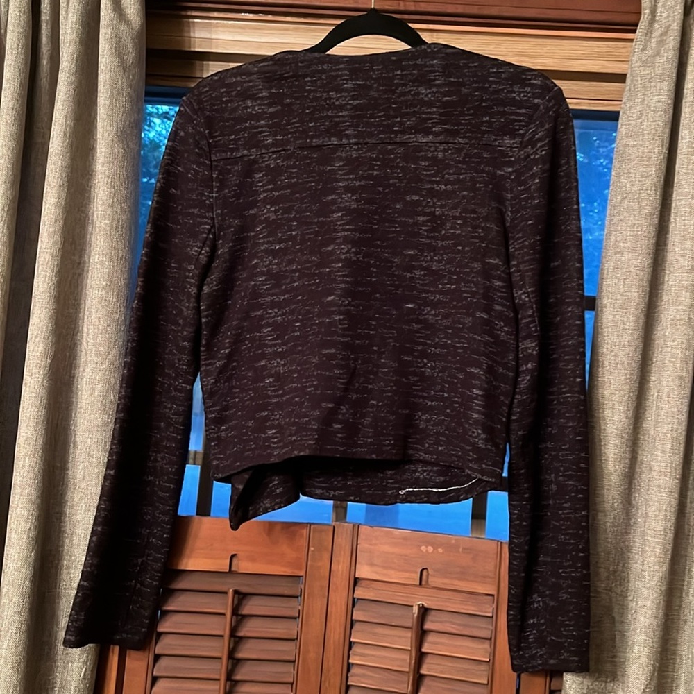 KAII BLACK Zipper Jacket size Large - Picture 3 of 5